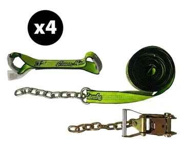 B/A Products Co. Green Mamba 8-Point 2” x 14’ Tie-Down Strap - GM38-200C