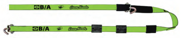B/A Products Co. Green Mamba 2" x 15’ J-Hook Tie-Down w/ Tire Grippers and Protective Sleeve - GM-C180
