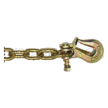 Chain with Twist Lock Grab Hooks on One End Chain with Twist Lock Grab Hooks on One End