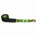 B/A Products Co. Green Mamba 2" x 8' Flat Snap Hook Strap with Protective Sleeve - GM38-3D