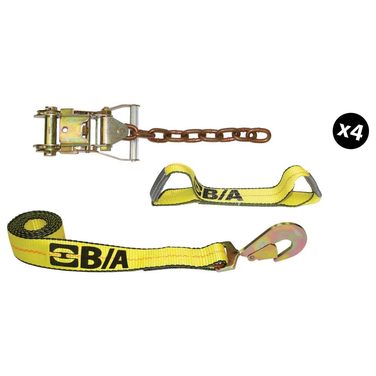 14 ft. x 2 in. Tie-Down Strap with J, T, & R Hooks