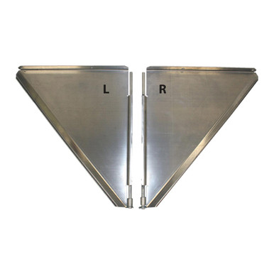 Batwing Rear Sump Aluminum Vehicle Protection Installable Bat Wing Small Left