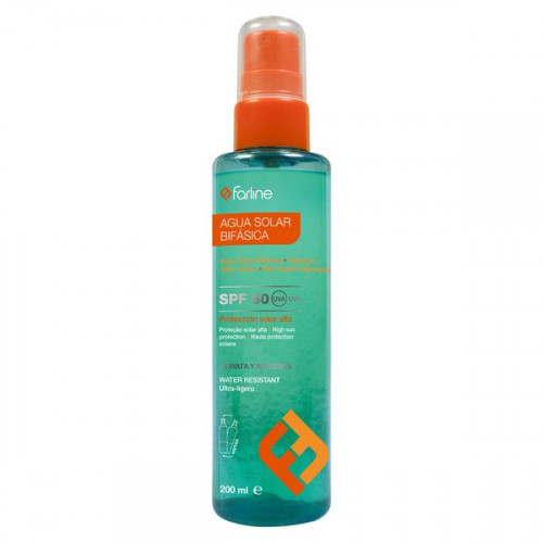 Farline agua solar bifásica SPF 50 200 mL Farline agua solar bifásica SPF 50 200 mL