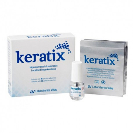 Keratix pincel 3 g+36 parches adhesivos