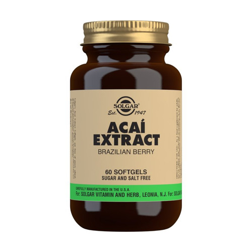 Solgar acai extracto 60 cápsulas