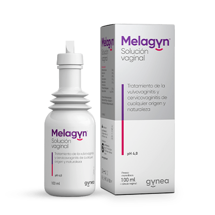 MELAGYN SOLUCION VAGINAL  1 FRASCO 100 ML   CANULA VAGINAL