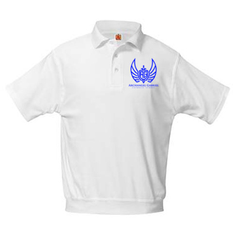 Banded Bottom Polo Short Sleeve - AG