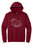 Antique Cherry Red Heavy Blend Hooded Sweatshirt - Hands