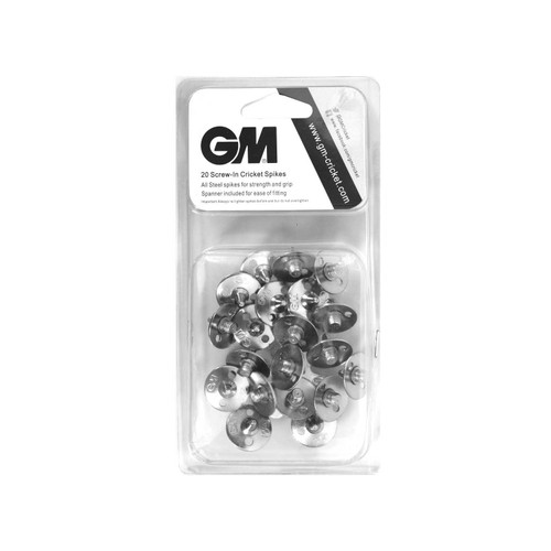 GM Cricket Spikes (20) with Spanner