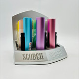 Scorch Torch Slim Torch - Two Tone Satin Finish - 4 Inch - 9 Counts Per Display - Assorted - 61692