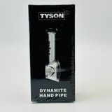 Tyson 2.0 Dynamite Handpipe - Clear - Charcoal Tyson 2.0 Dynamite Handpipe - Clear - Charcoal