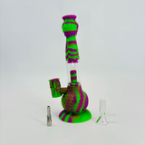Honeycomb Silicone Waterpipe - 9 Inch - Assorted Honeycomb Silicone Waterpipe - 9 Inch - Assorted