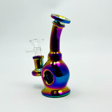 Electroplated Fancy Mini Waterpipe - 4.5 Inch - Assorted Electroplated Fancy Mini Waterpipe - 4.5 Inch - Assorted