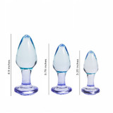 Maia Butties Adult Toy - Acrylic - Anal Plug Set Maia Butties Adult Toy - Acrylic - Anal Plug Set