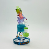LOOKAH WATERPIPE 9" DOLPHIN WATER BLUE LOOKAH WATERPIPE 9" DOLPHIN WATER BLUE