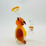 LOOKAH WATERPIPE 9" MINI CUTE OWL YELLOW WPC1217 LOOKAH WATERPIPE 9" MINI CUTE OWL YELLOW WPC1217