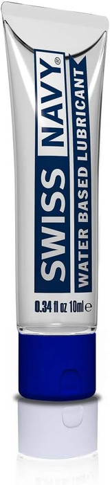SWISS NAVY Adult Toy Water based LUBE 10ml TUBE SWISS NAVY Adult Toy Water based LUBE 10ml TUBE