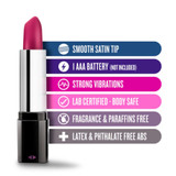 BLUSH ROSE Adult Toy LIPSTICK VIBRATOR BLUSH ROSE Adult Toy LIPSTICK VIBRATOR