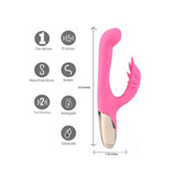 MAIA MAUI Adult Toy DUAL MOTOR G-SPOT POT LEAF MASSAGER PINK MAIA MAUI Adult Toy DUAL MOTOR G-SPOT POT LEAF MASSAGER PINK