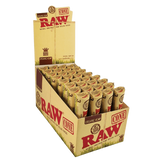RAW CLASSIC AND ORGANIC HEMP UNREFINED PRE ROLLED CONE KING SIZE - 3 CONES PER PACK - 32 PACKS PER BOX RAW CLASSIC AND ORGANIC HEMP UNREFINED PRE ROLLED CONE KING SIZE - 3 CONES PER PACK - 32 PACKS PER BOX