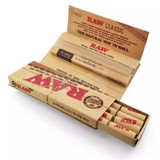 Raw Masterpiece Classic Rolling Paper With Pre-Rolled Tips - 1 1/4 Size - 24 Packs Per Box Raw Masterpiece Classic Rolling Paper With Pre-Rolled Tips - 1 1/4 Size - 24 Packs Per Box