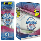 Twisted Hemp Wraps-15 Per Box-4 Sheet Per Pack Twisted Hemp Wraps-15 Per Box-4 Sheet Per Pack