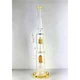 GLASS WATERPIPE - 16" INCH - TWO CHAMBER GLASS WATERPIPE - 16" INCH - TWO CHAMBER