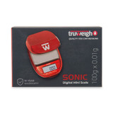 TRUWEIGH - SONIC MINI SCALE - 100gX0.01g - RED TRUWEIGH - SONIC MINI SCALE - 100gX0.01g - RED