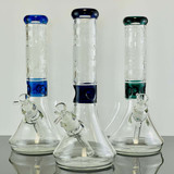  WATERPIPE 13" INCH - THICK ART PRINT WITH ICE CATCHER - ASSORTED