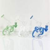 WATERPIPE 7" INCH - RECYCLER FOUR LINE WITH INLINE PERC