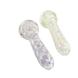 Handpipe 5" Inch - Heavy Fumed - Assorted Design - Price Per Piece