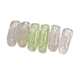 Glass Mini Handpipe - Chillum Oh Slime - 6 Per Pack - Assorted