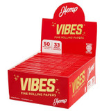 Vibes - King Size Slim Rolling Papers - 33 Papers Per Pack - 50 Pack Per Box-hemp Vibes - King Size Slim Rolling Papers - 33 Papers Per Pack - 50 Pack Per Box-hemp