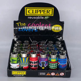 Clipper - Lighter Pop With Hand Sewn Cover - 30 Lighters Per Display Clipper - Lighter Pop With Hand Sewn Cover - 30 Lighters Per Display