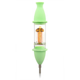 Aleaf - Nector Collector Kit - Silicone and Glass - 8 Inches - Assorted Colors - SL122 - Price Per Piece Aleaf - Nector Collector Kit - Silicone and Glass - 8 Inches - Assorted Colors - SL122 - Price Per Piece
