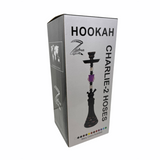 Zebra Hookah Charlie 21" Inch - 2 Hose - Assorted - Price Per Piece Zebra Hookah Charlie 21" Inch - 2 Hose - Assorted - Price Per Piece