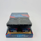 Cr Butt Bucket Ash Tray - Large - 6 Count Per Display - Square - Black Cr Butt Bucket Ash Tray - Large - 6 Count Per Display - Square - Black