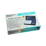 WeighMax W-3805-200 Digital Pocket Scale 200g x 0.01g Black