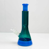 Waterpipe 12" Inch - Beaker 2 Tone - (Wpwc3)-MILK BLUE - JADE GREEN