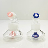 Waterpipe - 5" Inch - Helios Glass With Ufo Perc 