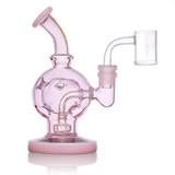 Aleaf Fab Sphere 7 Inch Waterpipe With 14mm Thermal Banger - Al1001 Aleaf Fab Sphere 7 Inch Waterpipe With 14mm Thermal Banger - Al1001