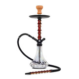 Byo Zilla Hookah 24 Inch - 1 Hose - Resinwood - CK5022-red color