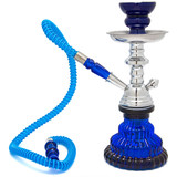 Premium Hookah 10" Inch - 1 Hose Sparta - 4018-blue color Premium Hookah 10" Inch - 1 Hose Sparta - 4018-blue color