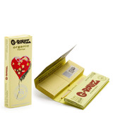 Grollz Papers Organic Extra Thin 1 1/4 Size With Tips 50 Per Pack - 24 Packs Per Box - Banksys Graffiti-heart