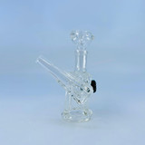 Mini Waterpipe 5" Inch - Square 45° - Heavy Clear Mini Waterpipe 5" Inch - Square 45° - Heavy Clear