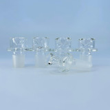 Bowl 19mm Male With Ring - 5 Bowls Per Pack - Clear