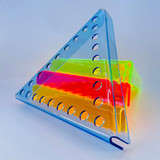 Triangle Display Bowl - 14mm - 24 Holes -blue color