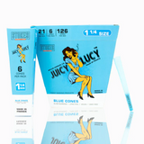 Stokes Juicy Lucy Cones 1 1/4 Size - 6 Counts Per Pack - 21 Packs Per Box Stokes Juicy Lucy Cones 1 1/4 Size - 6 Counts Per Pack - 21 Packs Per Box