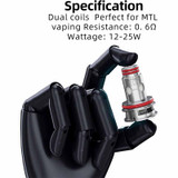 Smok Rpm 2 - Dc 0.6 Ohms - 5 Coils Per Pack Smok Rpm 2 - Dc 0.6 Ohms - 5 Coils Per Pack