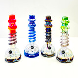 Glass Waterpipe 11 Inch - Ray-K-85 - Assorted Colors - Price Per Piece - WPRT42 Glass Waterpipe 11 Inch - Ray-K-85 - Assorted Colors - Price Per Piece - WPRT42